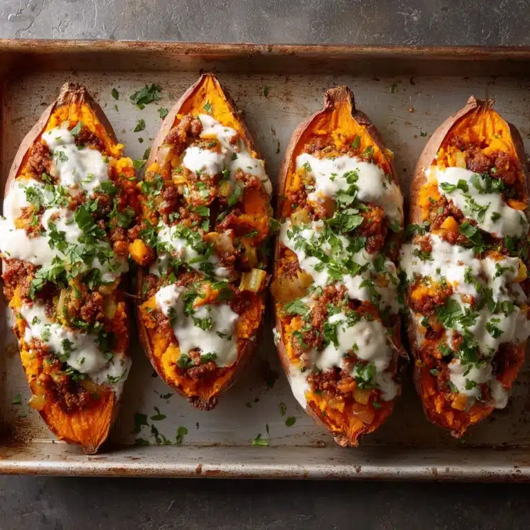 Turkey Taco Stuffed Sweet Potatoes Recipe