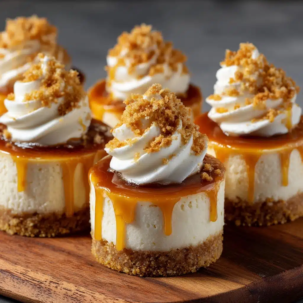 Mini Dulce de Leche Cheesecakes Recipe - Recipe Image