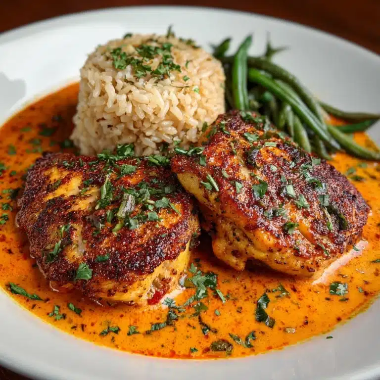 Skillet Chicken in Roasted Red Pepper Sauce Recipe
