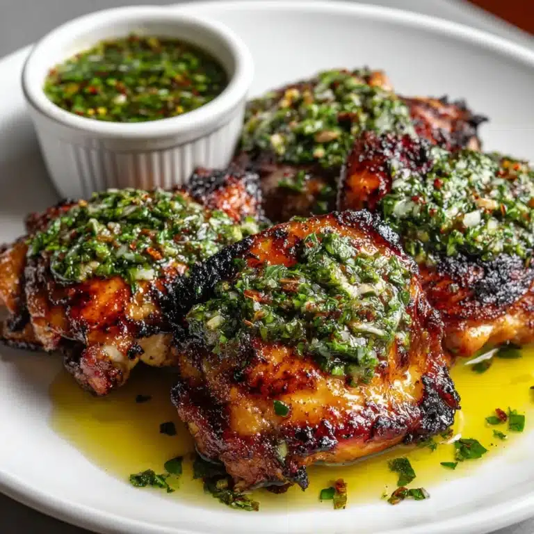 Chimichurri Chicken Thighs Recipe