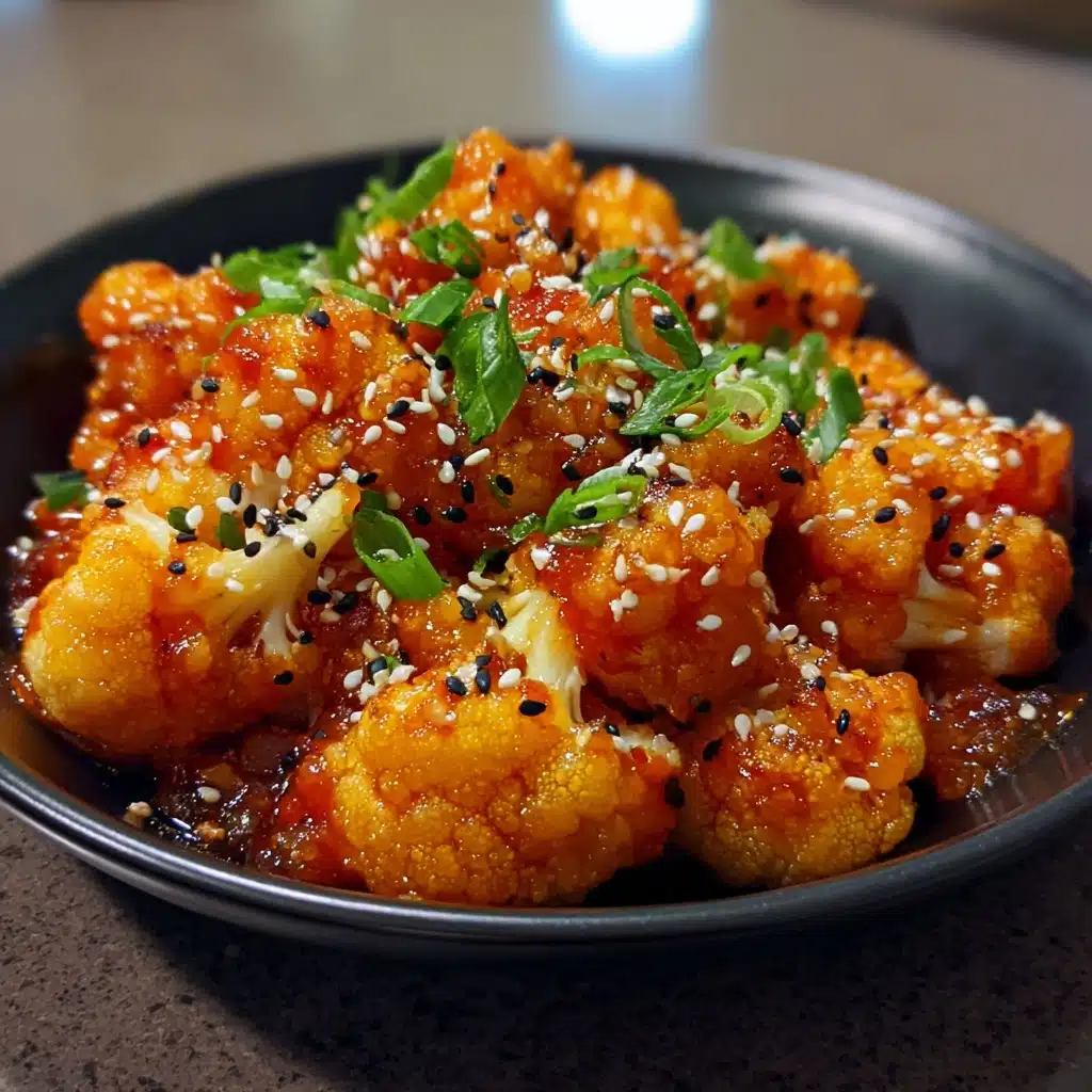 Sweet and Spicy Baked Cauliflower Recipe