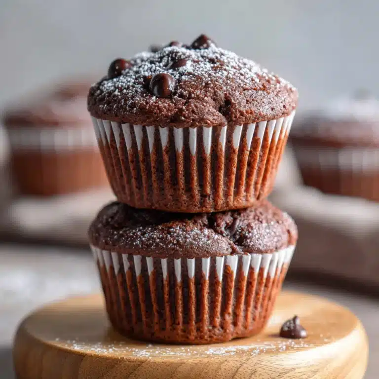 Dark Chocolate Banana Bread Muffins Recipe