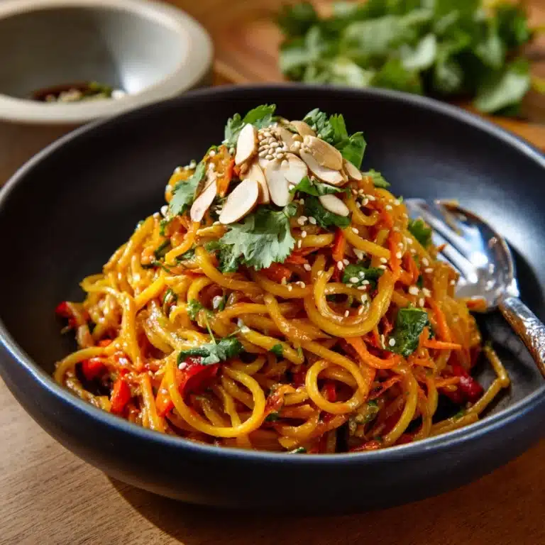 Spicy Peanut Soba Noodle Salad Recipe