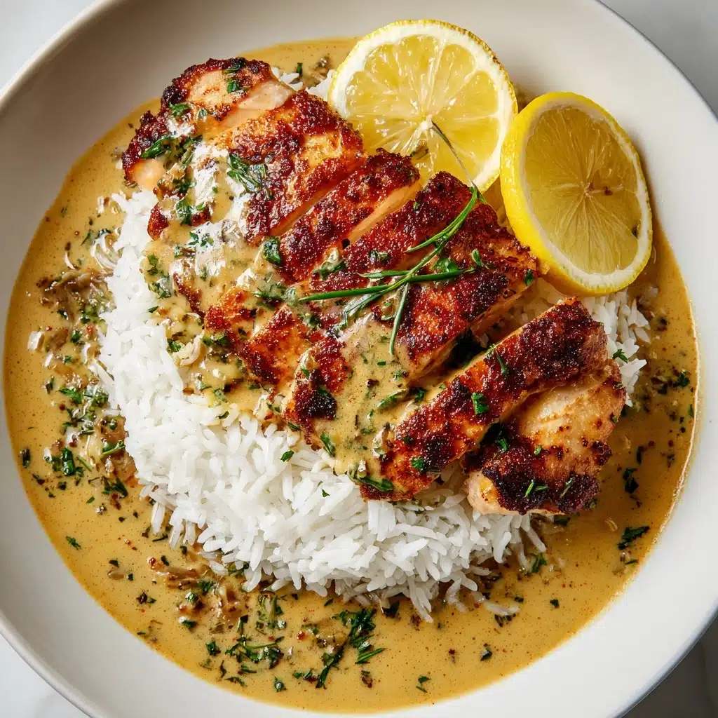 Slow Cooker Lemon Herb Chicken and Rice Recipe