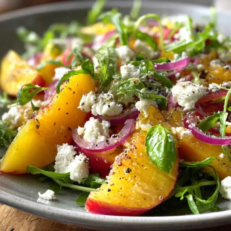 Irresistible Peach Salad Recipe