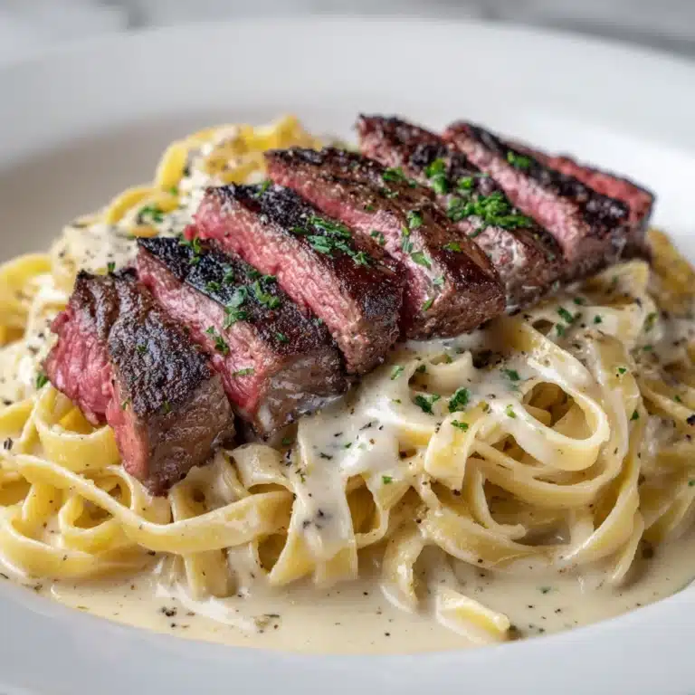 Creamy Cajun Steak Alfredo Recipe