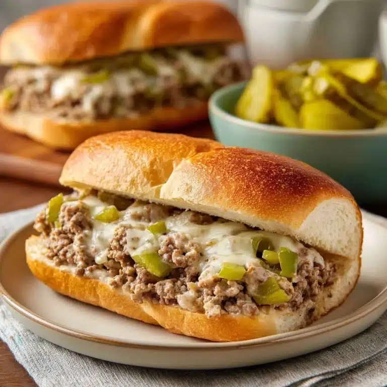 Ground Beef Philly Cheese Steak Recipe