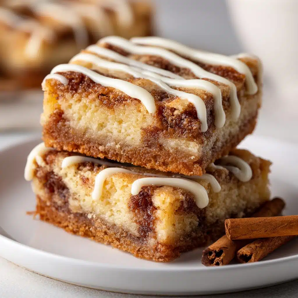 Cinnamon Roll Blondies Recipe - Recipe Image
