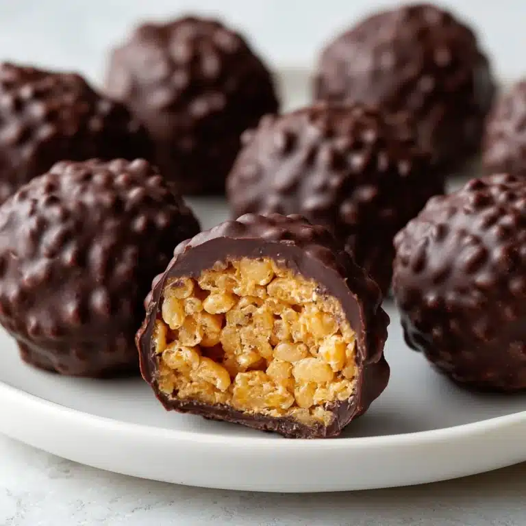 Peanut Butter Balls with Rice Krispies Recipe