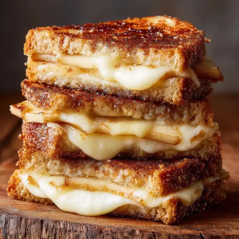 Cinnamon Brie Apple Grilled Cheese Recipe
