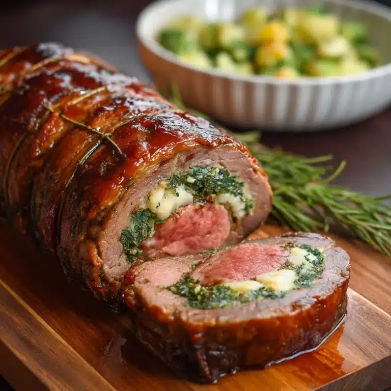 Baked Stuffed Flank Steak Recipe
