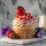 Real Strawberry Cupcakes Recipe