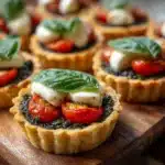 Caprese Pesto Tarts Recipe