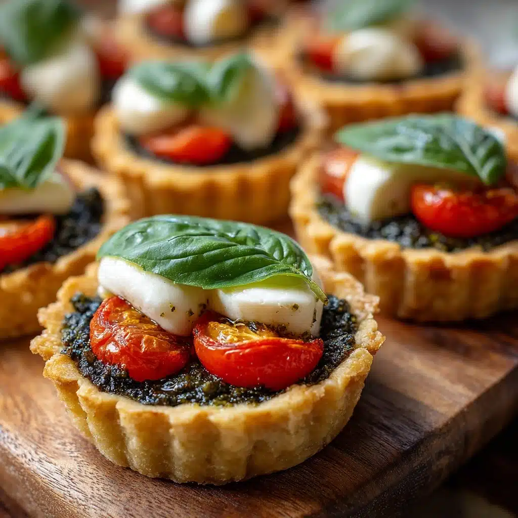 Caprese Pesto Tarts Recipe - Recipe Image