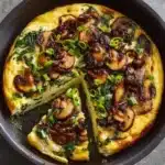Mushroom and Spinach Frittata Recipe