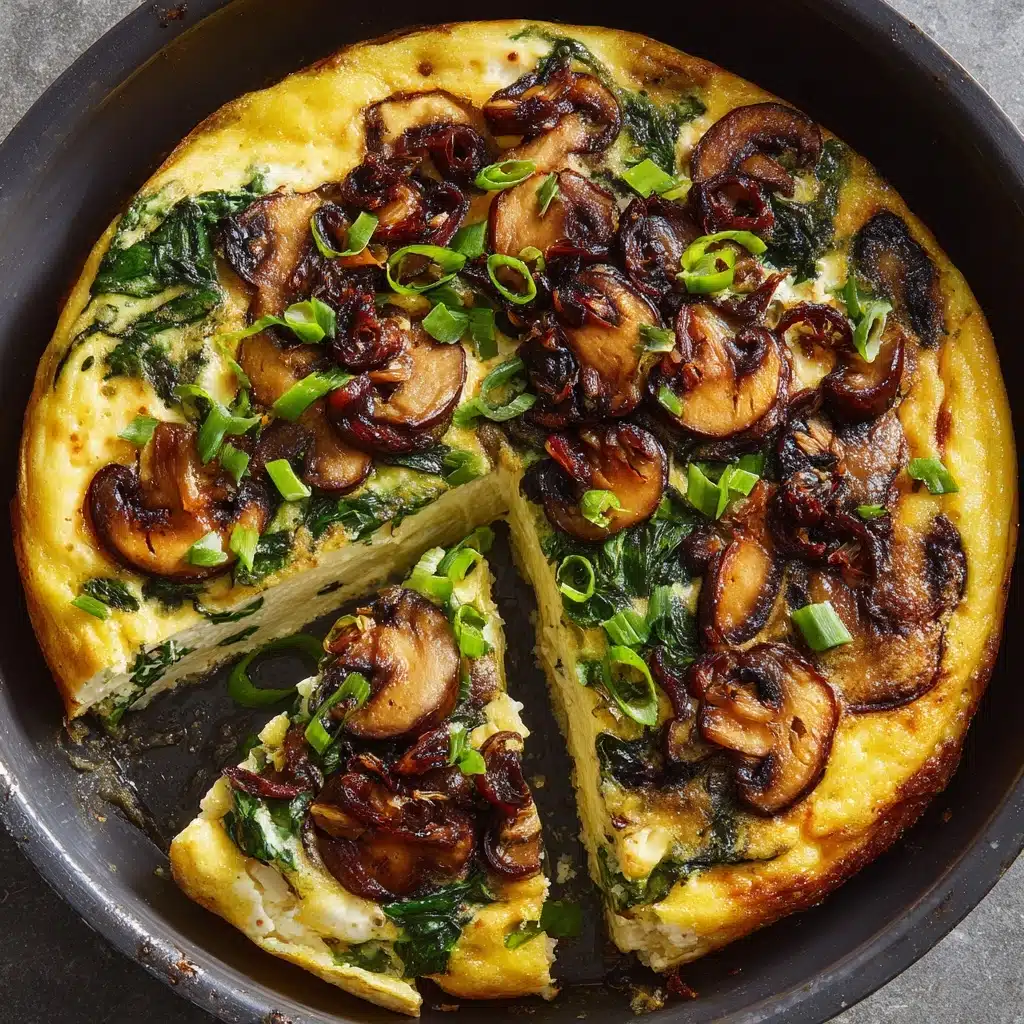 Mushroom and Spinach Frittata Recipe - Recipe Image