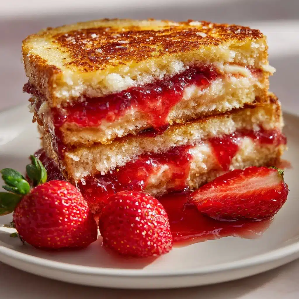 Peanut Butter Jelly Stuffed French Toast Recipe - Recipe Image