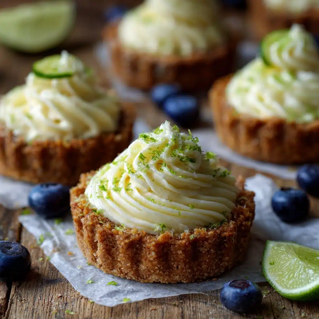 Zesty Key Lime Cheesecake Cookie Cups Recipe - Recipe Image