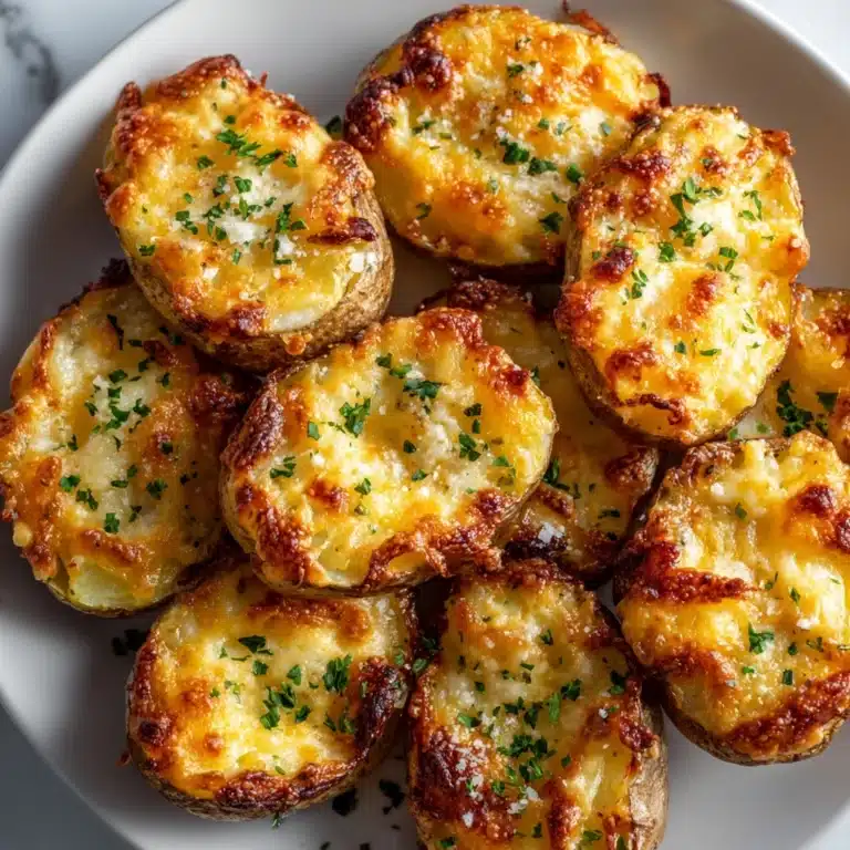 Crispy Parmesan Garlic Potatoes Recipe