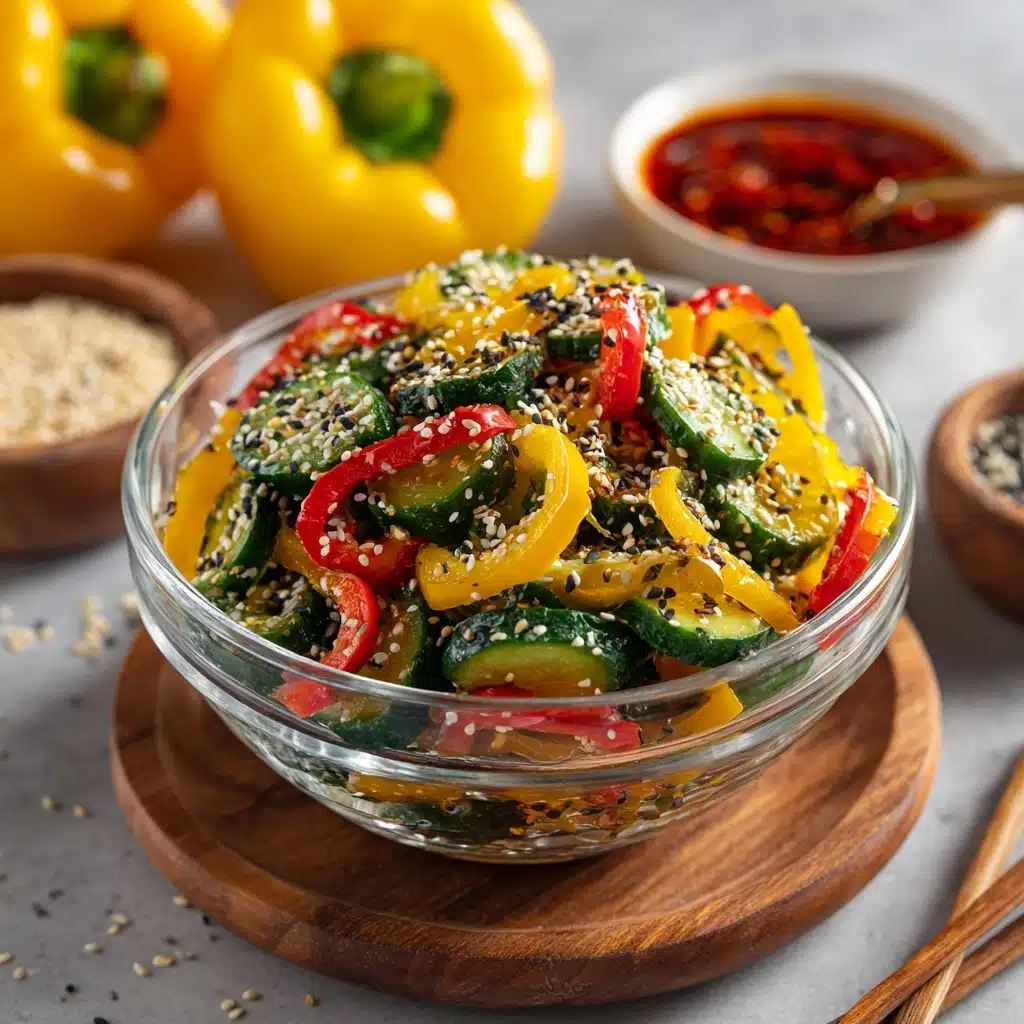 Cucumber and Sweet Pepper Salad Recipe - Recipe Image
