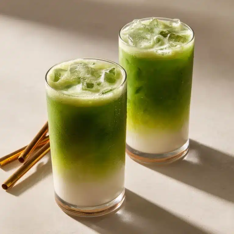 Iced Matcha Latte Recipe