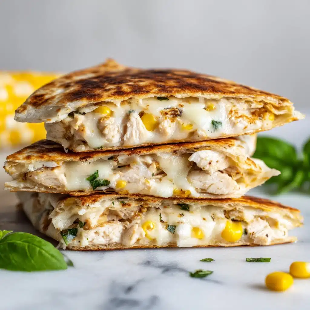 Cheesy Garlic Chicken Wraps Recipe