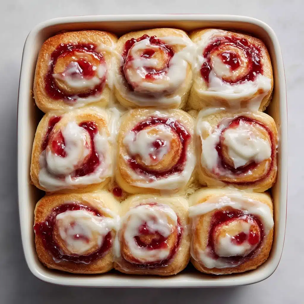 Strawberry Cheesecake Cinnamon Rolls Recipe