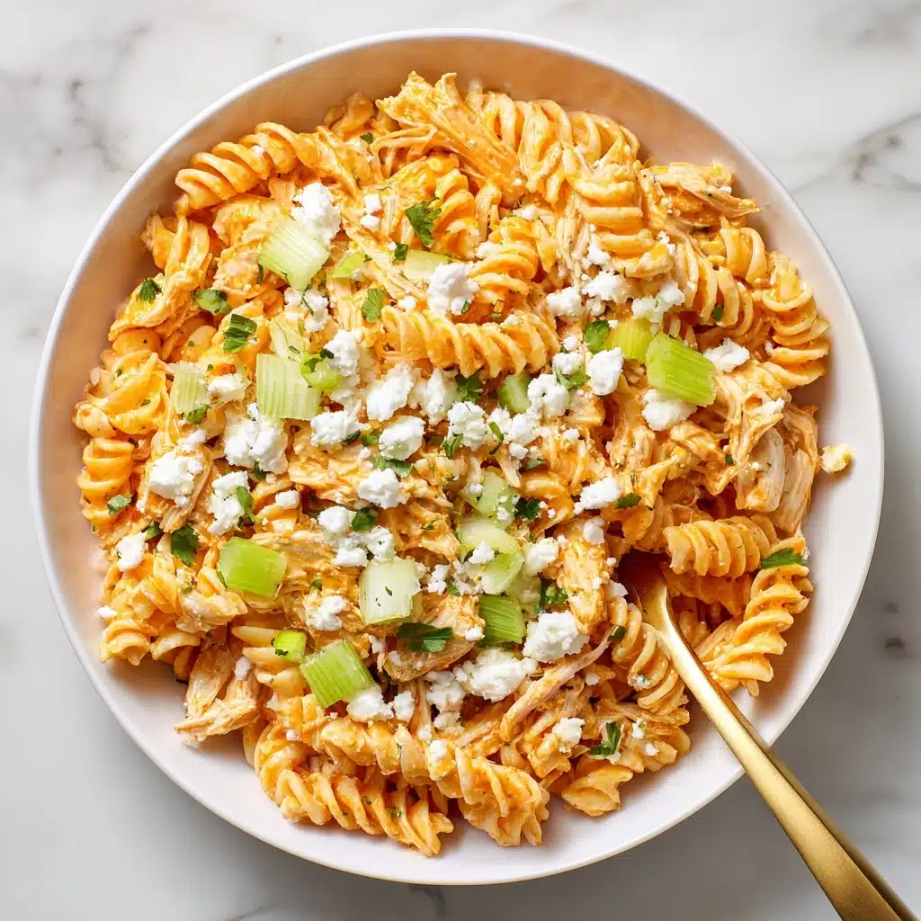 Buffalo Chicken Pasta Salad Recipe - Recipe Image
