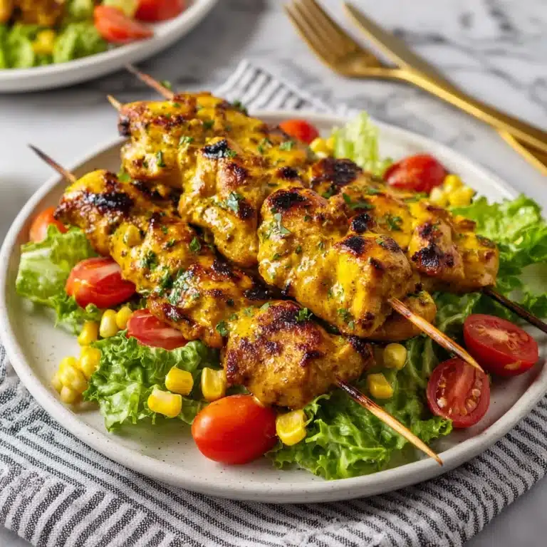 Air Fryer Old Bay Chicken Skewers Recipe