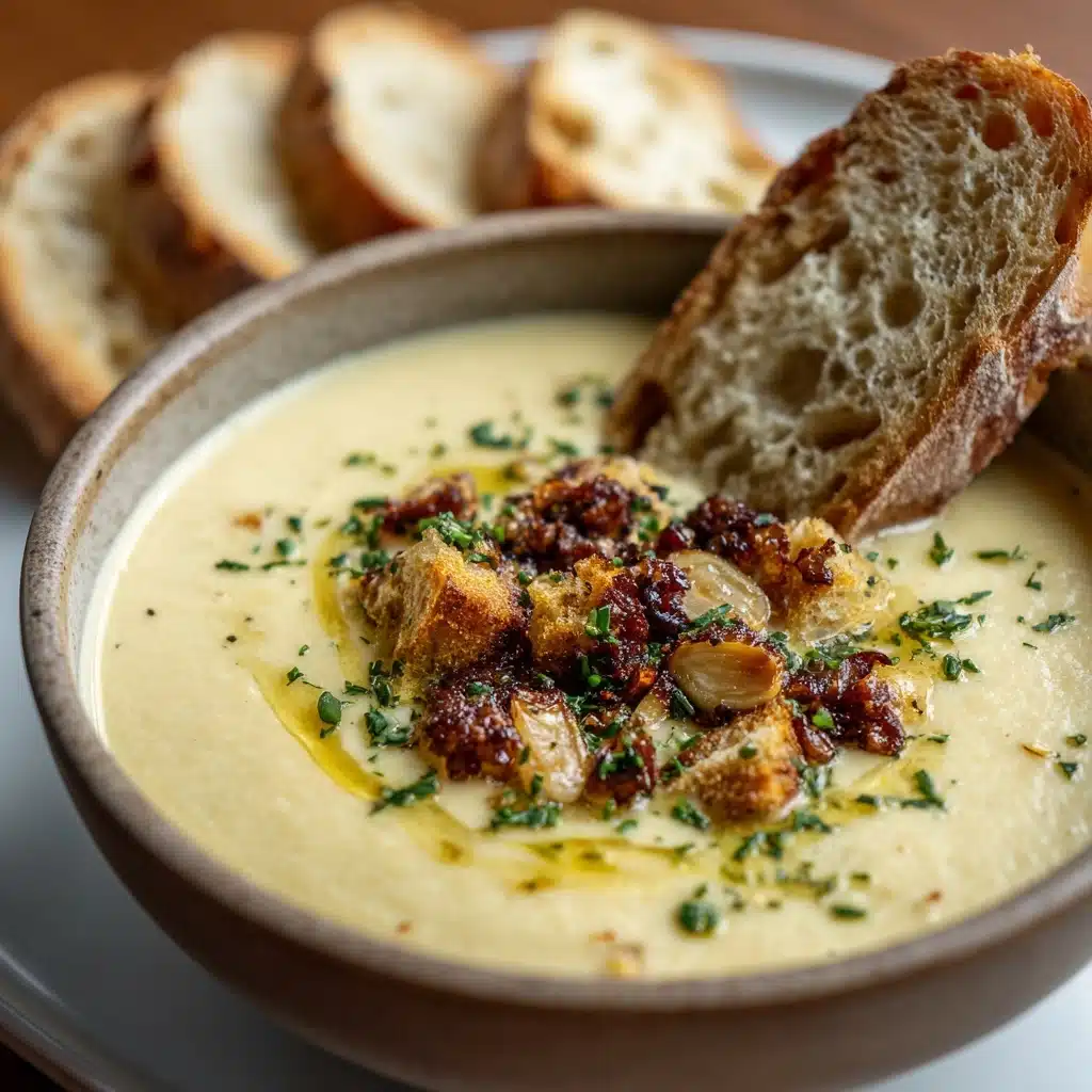 Country French Garlic Soup Recipe