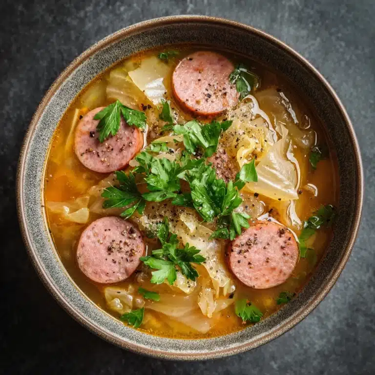 Kielbasa and Cabbage Soup Recipe