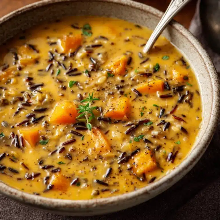 Nourishing Pumpkin Wild Rice Soup Recipe