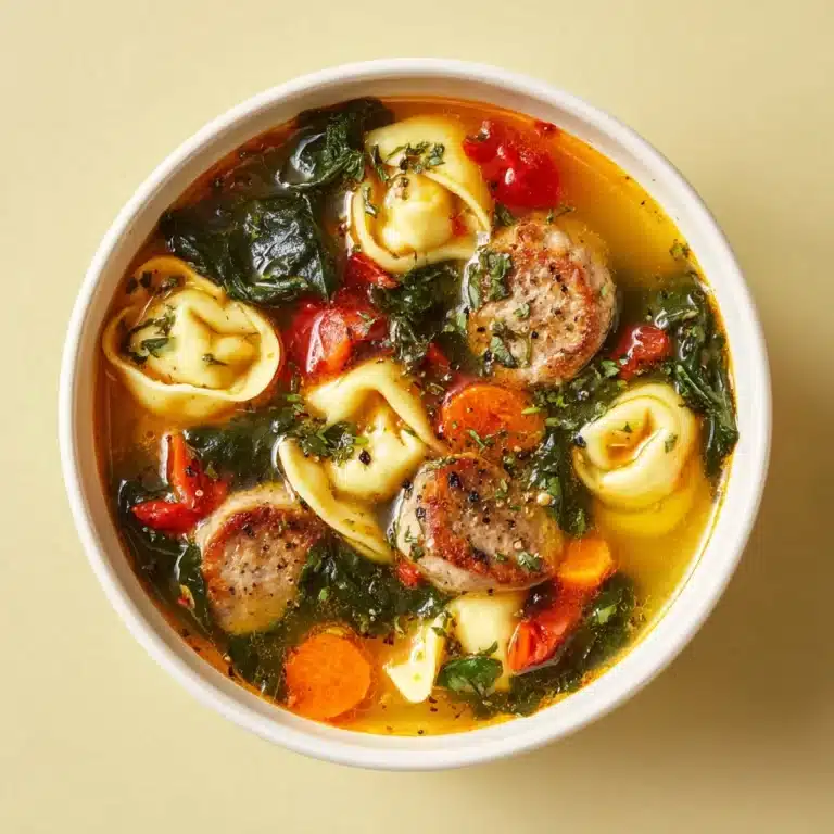 Sausage Tortellini Soup Recipe