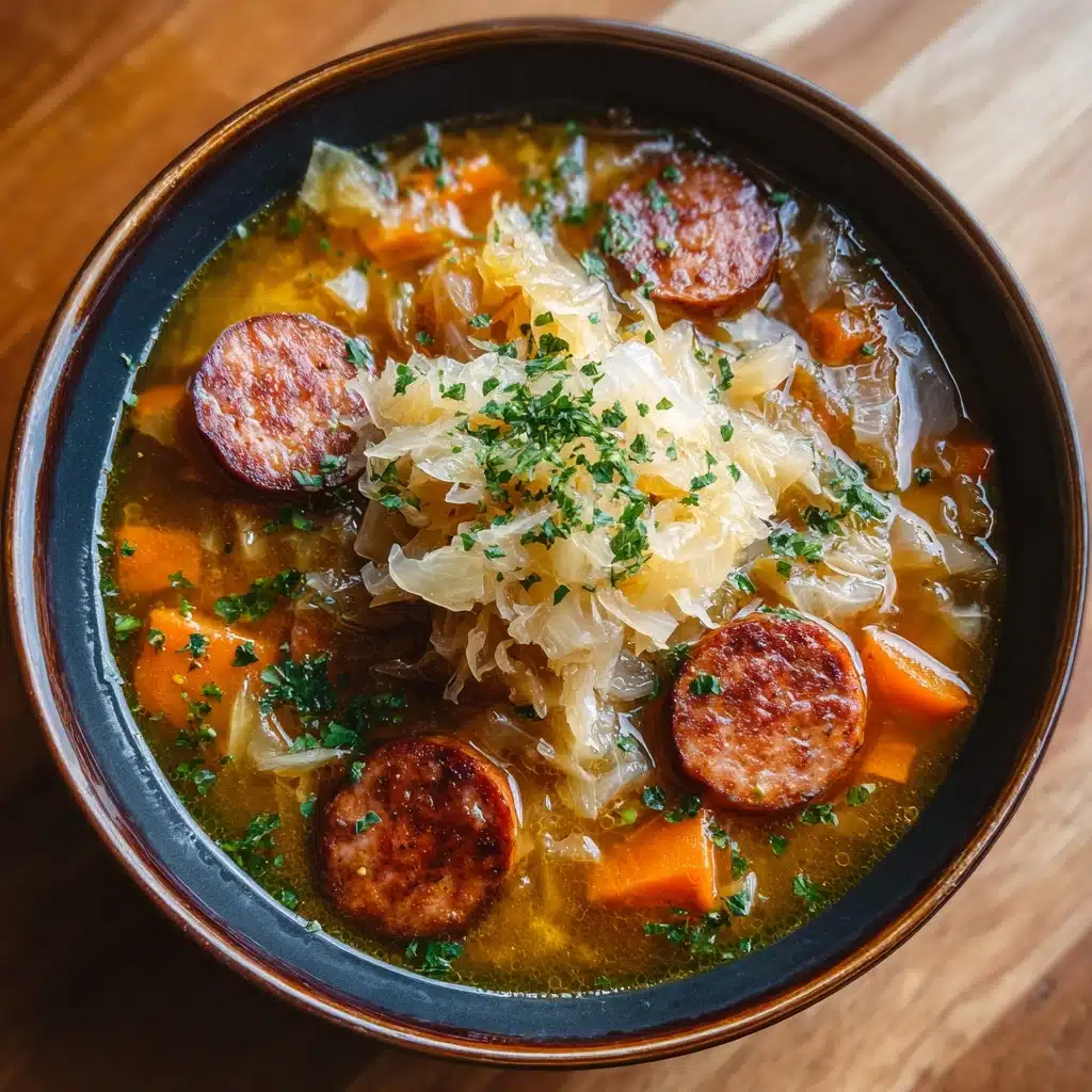 Kielbasa and Sauerkraut Soup Recipe