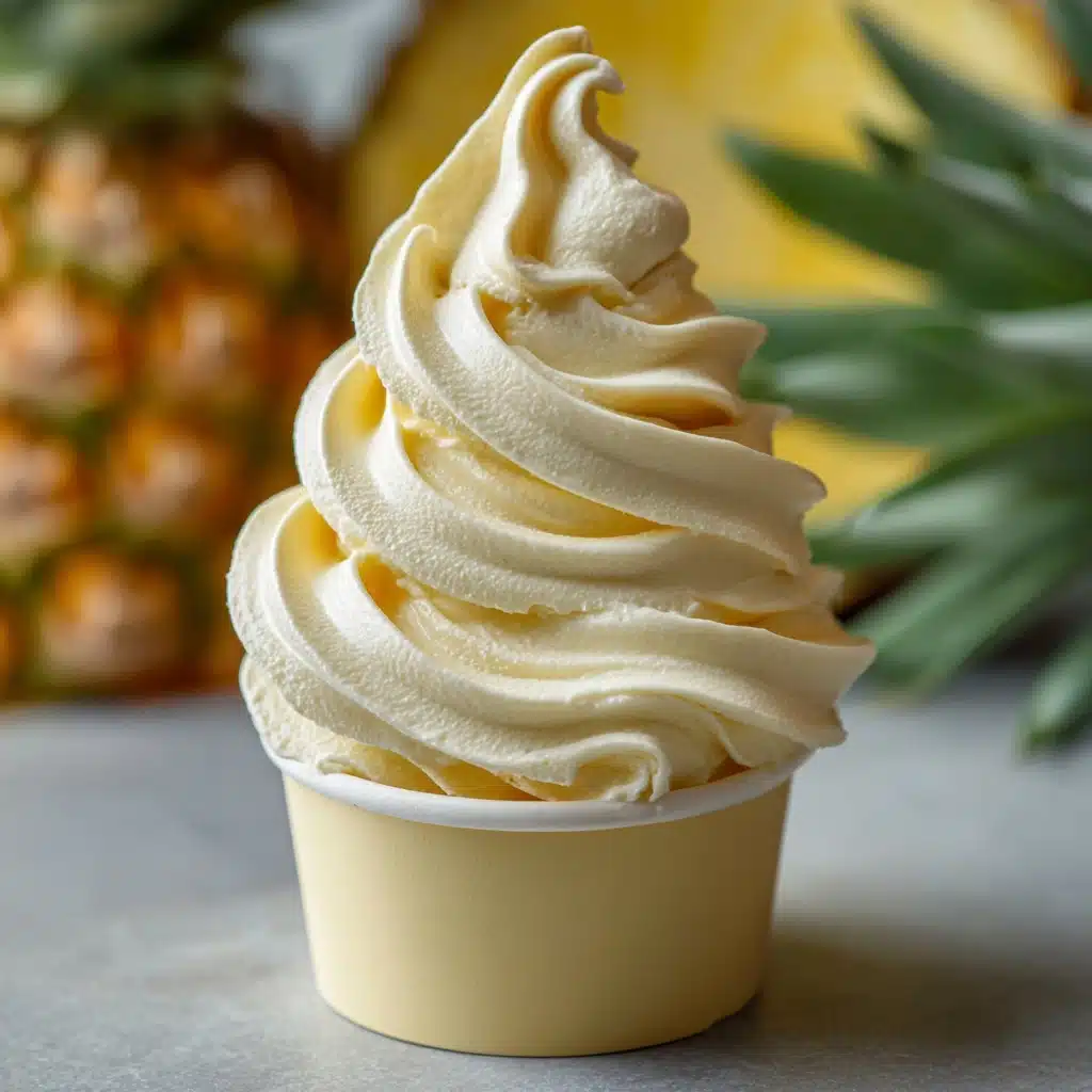 Homemade Pineapple Soft Serve Ice Cream Recipe - Recipe Image