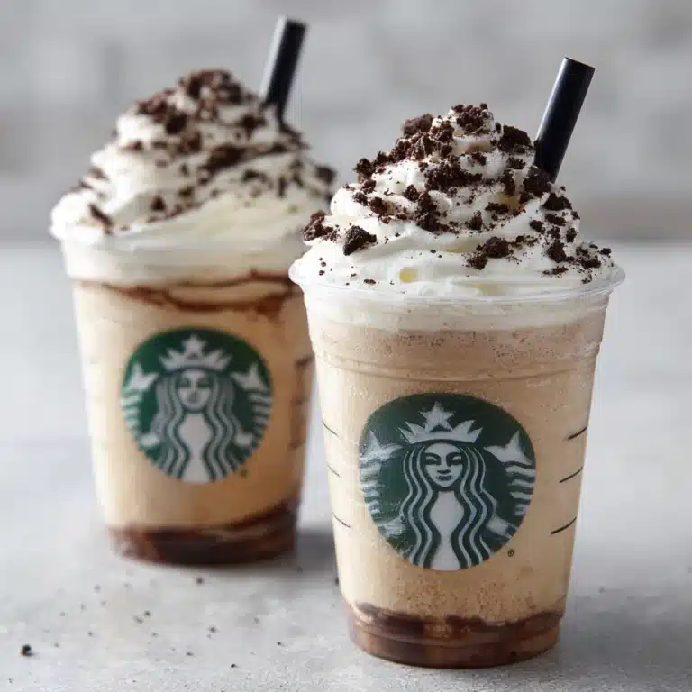 Starbucks Cookies & Cream Frappuccino Recipe
