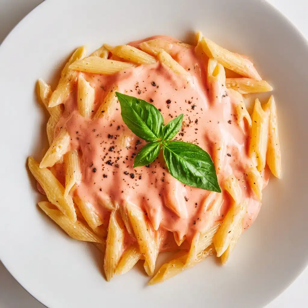 Pink Sauce Pasta Recipe - Recipe Image