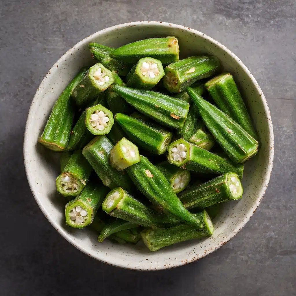 Air Fryer Frozen Okra Recipe - Recipe Image
