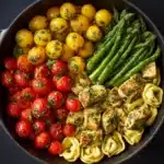 Pesto Chicken Tortellini and Veggies Recipe