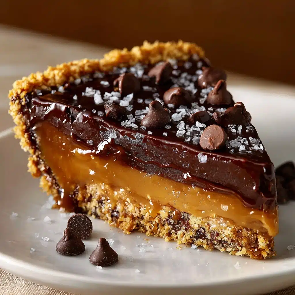 Chocolate Chip Salted Caramel Tart Recipe - Recipe Image