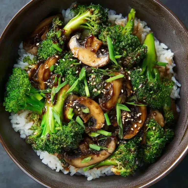 Broccoli and Mushroom Stir Fry Recipe
