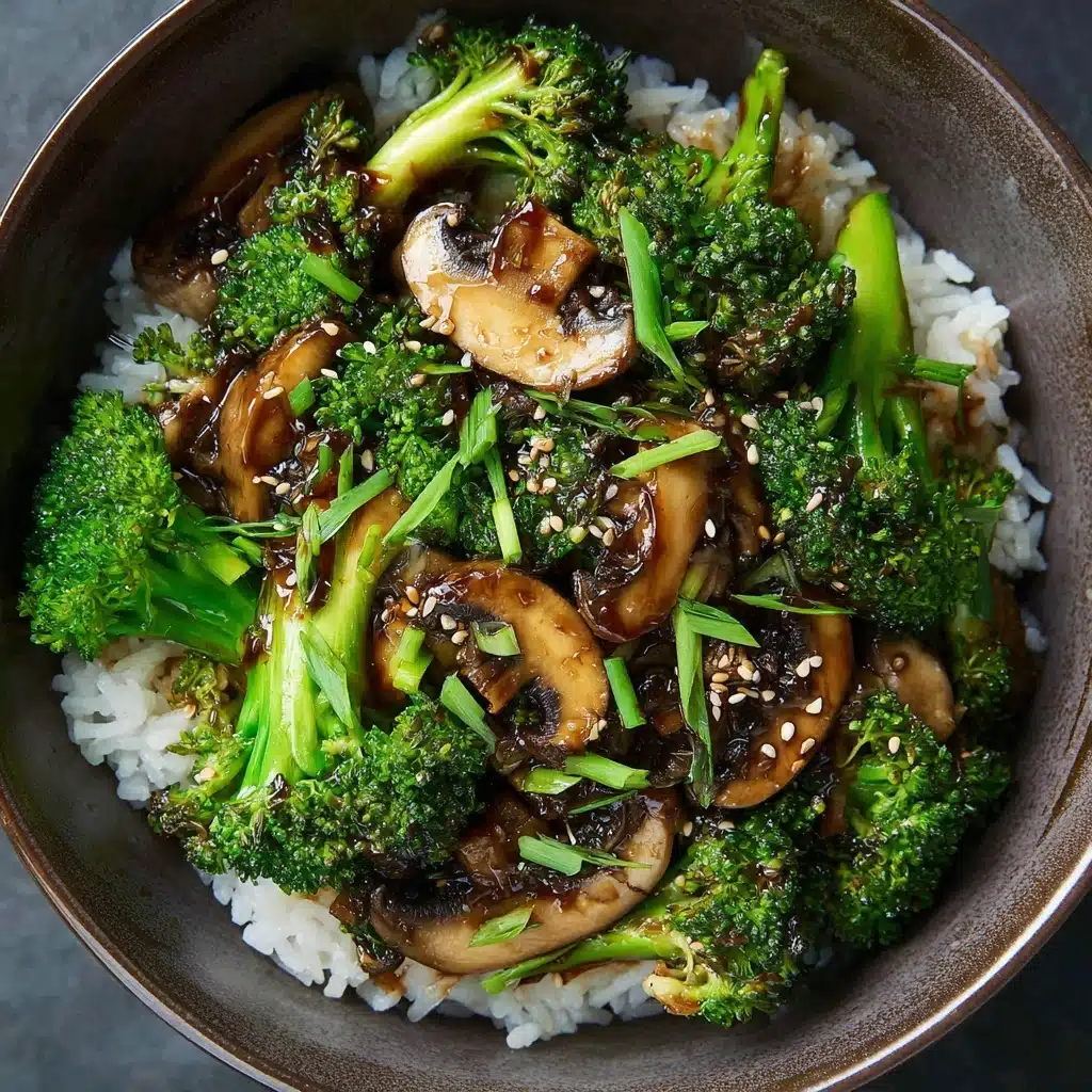 Broccoli and Mushroom Stir Fry Recipe - Recipe Image