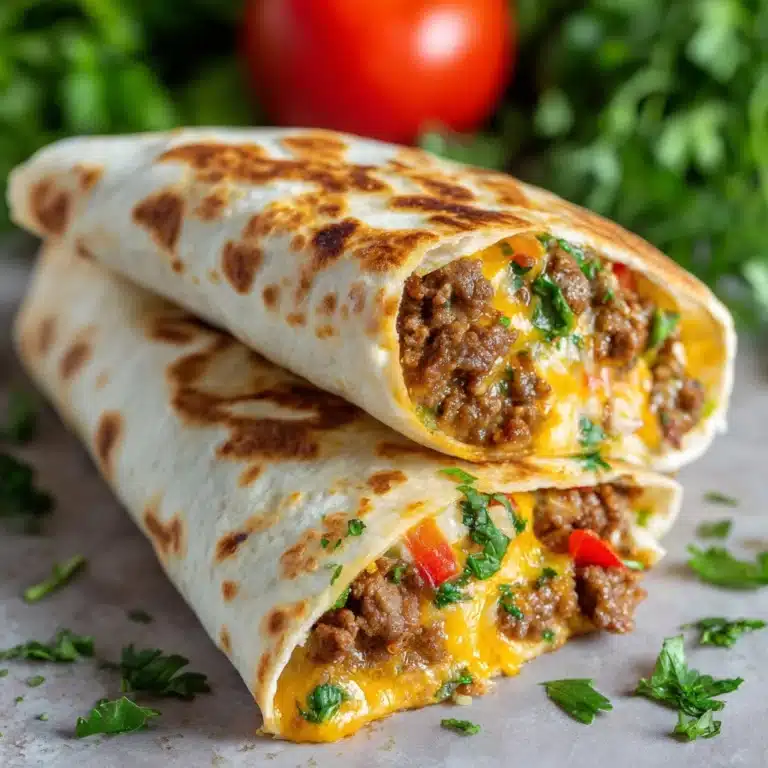 Nacho Cheese Beef Wrap Recipe