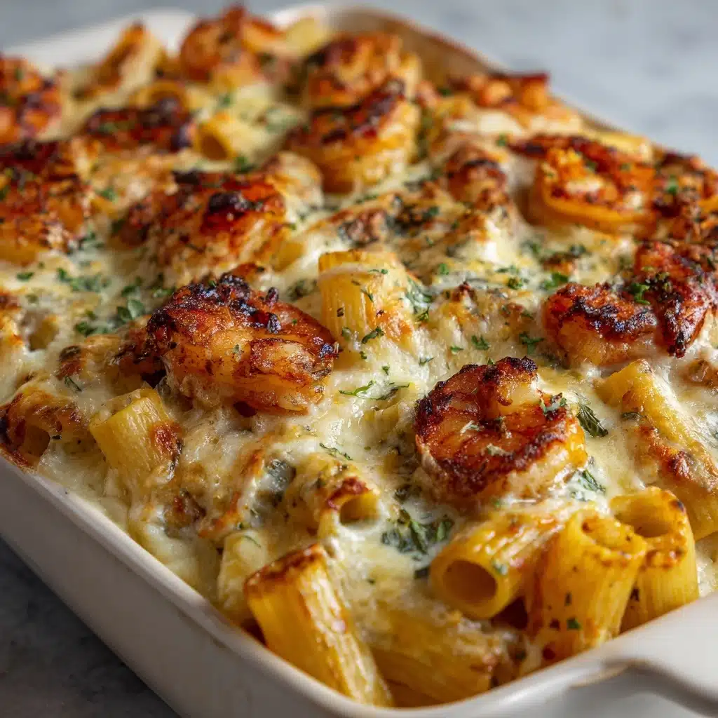 Shrimp Scampi Pasta Bake Recipe - Recipe Image