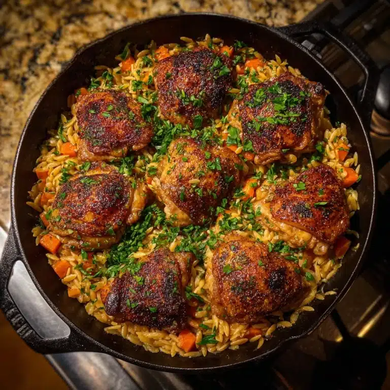 One Pot Chicken and Orzo Recipe