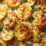 Crispy Parmesan and Gruyere Potato Gratin Recipe