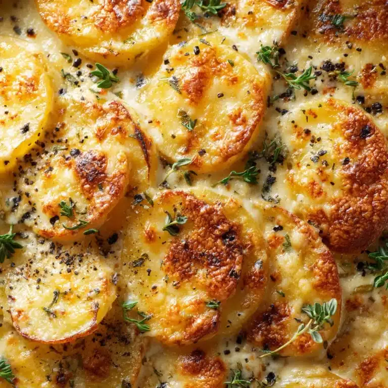 Crispy Parmesan and Gruyere Potato Gratin Recipe