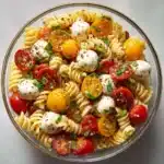Creamy Caprese Pasta Salad Recipe