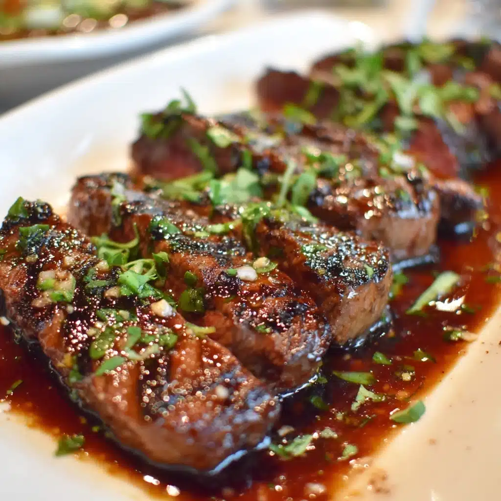 Grill Pan Honey Glazed Steak Recipe - Recipe Image