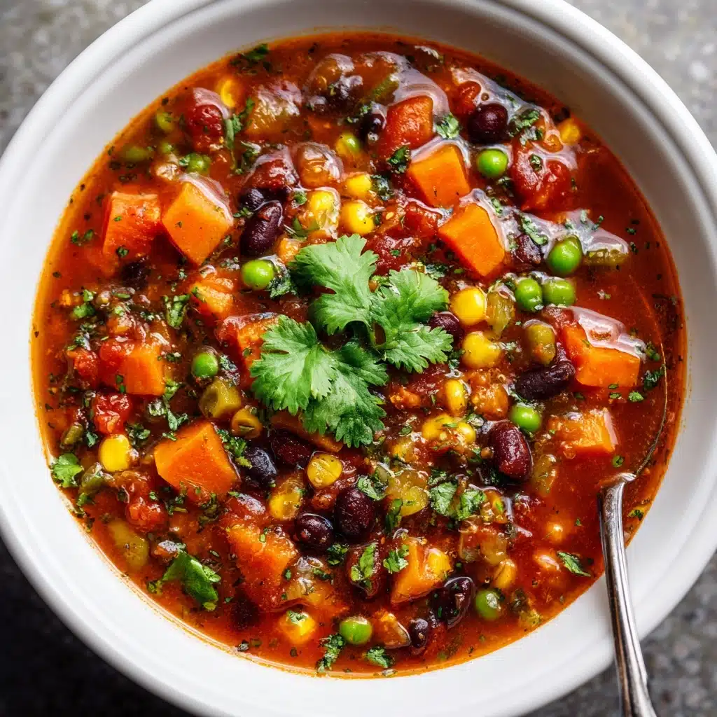 Black-Eyed Pea Sweet Potato Chili Recipe - Recipe Image